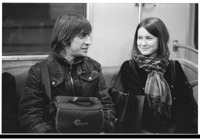а вот Саша и Настя встретились в московском метро