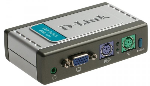 KVM Переключатель D-Link KVM-121 2-port KVM Switch PC/2