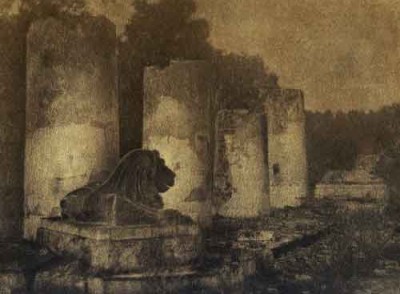 Н.Свищов-Паола. На страже былого. Усадьба князей Голицыных. 1920. Бромойль